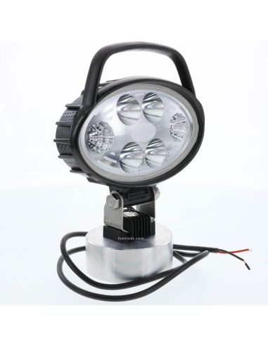 Farol LED oval com manípulo e interruptor 2000Lm Granalu D14558 | leonleds