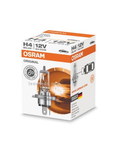 Ampoule H4 Classic 12V 60/55W Bilux Emballage carton Osram | leonleds