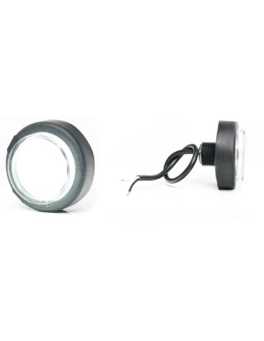 Luz de ré LED redonda e homologada 12V 24V AR 1533 WAS | leonleds