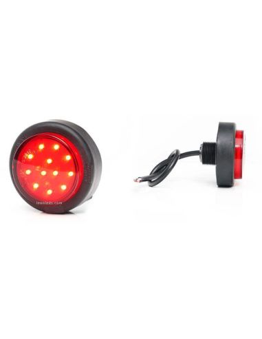 Feu de position et stop rond à LED R S1 12V 24V 1531 R S1 | LéonLeds