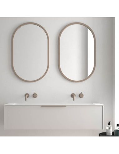 Miroir avec cadre avec différentes finitions 50X80Cm Sardinia Eurobath | leonleds