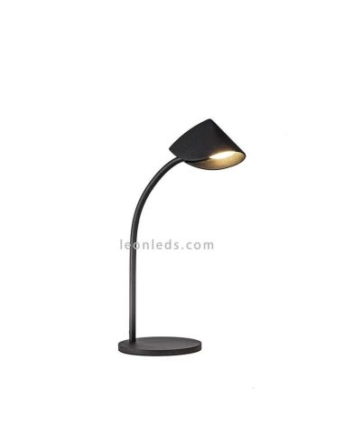 Pequeno candeeiro de mesa LED Capuccina preto