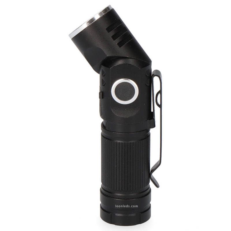 Mini 3xP35 Led Haute Luminosité Paume Petite Lampe De Poche Type-c USB  Rechargeable Portable Pince Flash Lumière Aimant Nuit Lumineux Éclairage