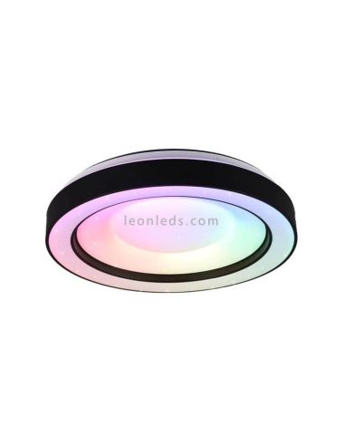 Lâmpada de teto LED multicolor Arco com controle remoto