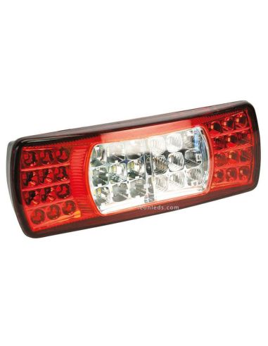 Lanterna traseira LED pequena de 5 funções 12 - 24V D13817 | leonleds