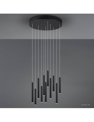 Lampe design SPOT light, a poser ou a suspendre, structure plastique  couleur, éclairage LED, pour intérieur et extérieur.