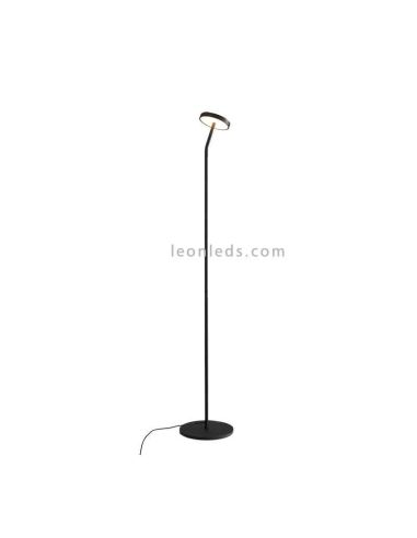 Lampadaire LED Corvus noir orientable