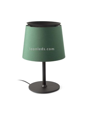 Lampe de table en tissu et métal Savoy