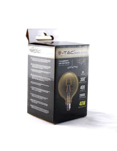 Ampoule décorative Eglo G80 Couleur Cuivre 4W LED 2000k E27