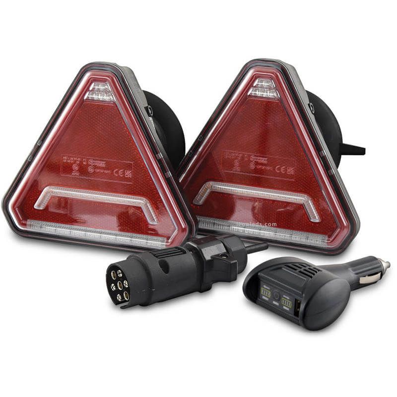 CONNIX S.130977 Kit d'éclairage à LED sans fil pour remorque, connexion  WIFI, fixation magnétique, Connix Led de Sparex ECLA 151000