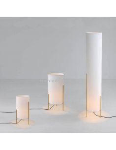 Lámpara de mesa moderna de 2 luces con tulipa de cristal Doris
