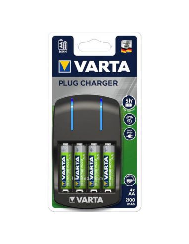 Chargeur Varta Mini avec 2 piles AA 2100mAh - Bestpiles
