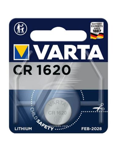 Bateria Lítio CR1620 3V Varta | leonlerds