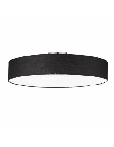 Candeeiro de tecto Trio Lighting Hotel 65cm preto| LeonLeds.com