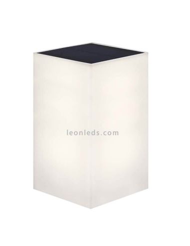 Candeeiro de parede LED rectangular branco Wally 12 sem fios