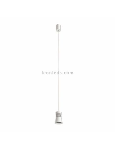 Luminária pendente LED branca minimalista Pagoda