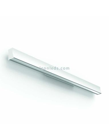 Aplique LED minimalista blanco Hanok alargado 38W