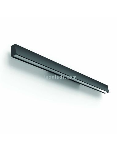 Aplique de pared LED Hanok grande negro 38W