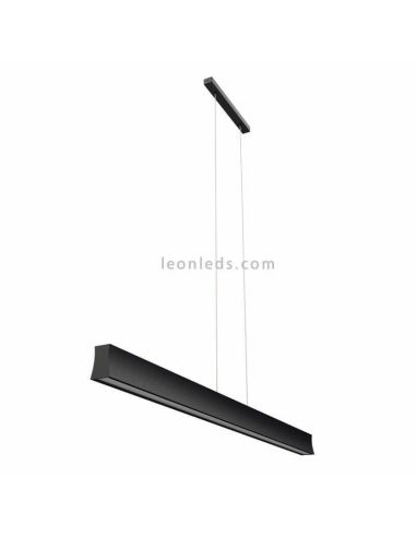 Suspension LED Hanok noire linéaire 3000k ou 4000k