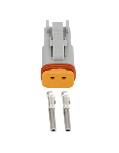 Conector Hembra de 2 Pines Deutsch con terminales