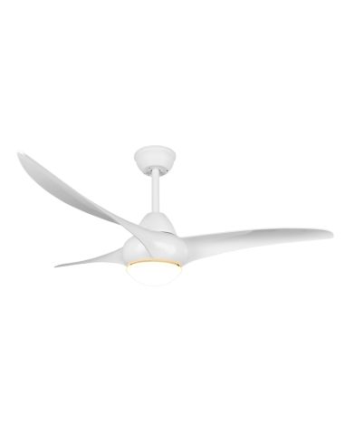 Ventilador de LED Alesund branco