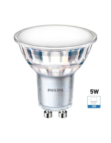 Ampoule LED dichroïque GU10 | Philips GU10 LED Cristal 120º CorePro Led Spot | Éclairage LeonLeds