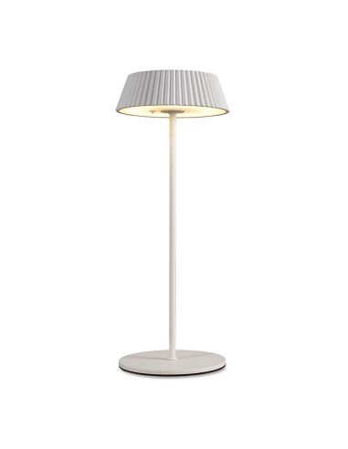 Lampe de table d'extérieur LED blanche rechargeable K3 Mantra