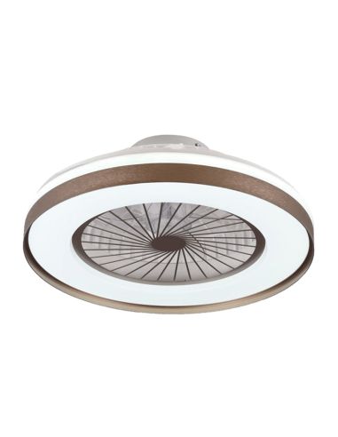 Ventilador de teto Brown Yoli LED com motor DC