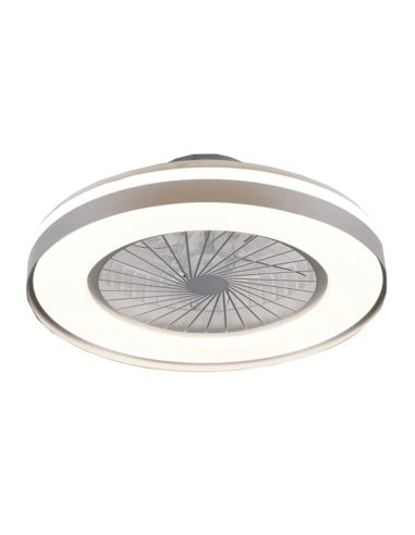 Ventilateur de plafond LED DC Yoli 40W argent