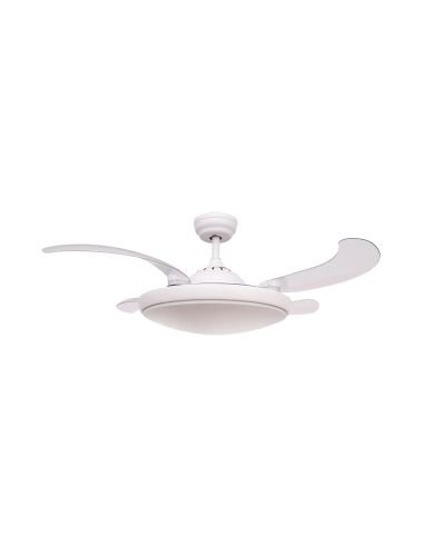 Ventilateur de plafond LED blanc Nuba