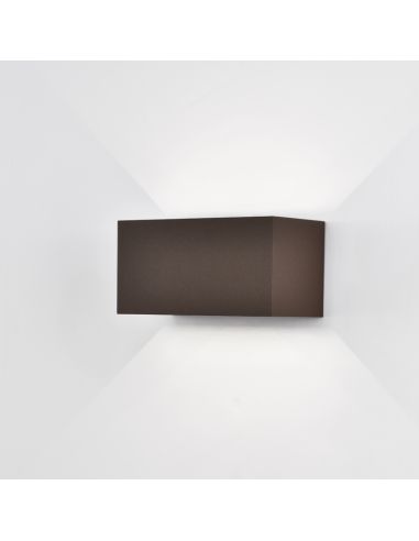 Aplique LED Davos doble corten 3000k