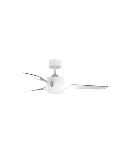 Ventilateur LED orientable Tramuntana blanc IP44