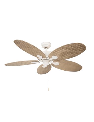 Ventilateur de plafond rustique brun Phuket