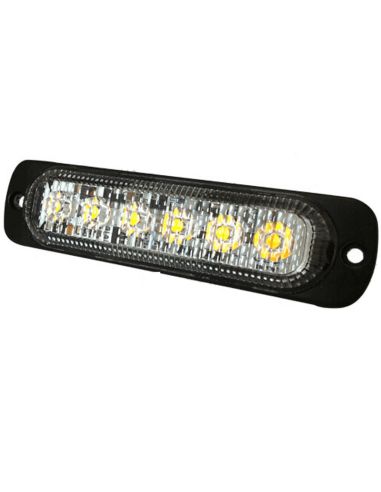 Barre LED Strobe 6 Leds IP67 19 Ambre Flash 247 | leonleds