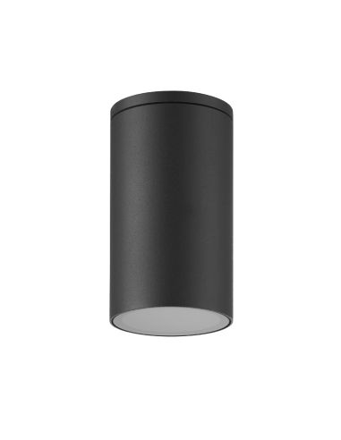 Plafonnier LED rond et allongé Kandanchu anthracite