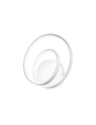 Applique d'intérieur LED spirale Oz blanche