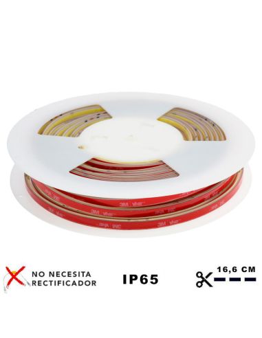 Tira de LED Cob cortada a cada 16Cm 20W/m 20 Metros Sem Retificador Cobpro | leonleds