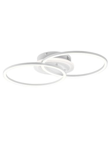 Plafonnier LED moderne blanc 25W Lumière Naturelle 4000K 3000Lm Venida R62783431 | leonleds