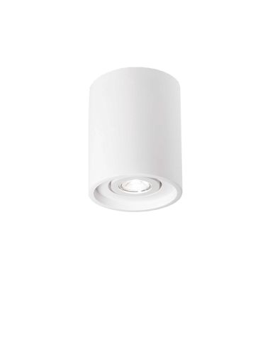 Plafón de techo Oak PL1 Redondo Blanco Ideal Lux | LeonLeds