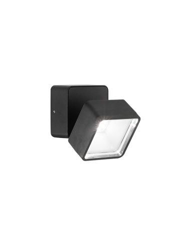 Aplique LED exterior de metal Omega Square