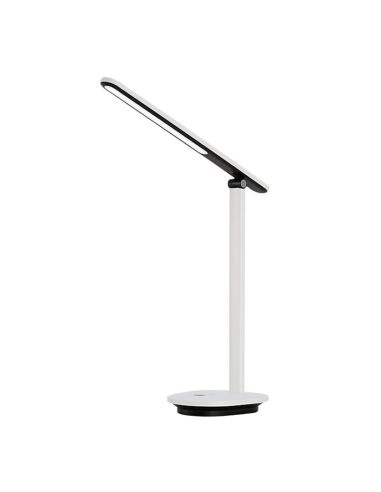 Candeeiro de mesa LED marfim preto e branco