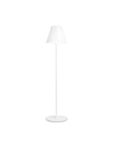 Lampadaire extérieur blanc Itaca 1xE27