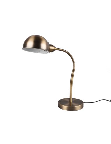 Lampe de table en métal Perry bronze ancien