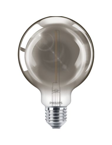 Bombilla LED G93 Smoky E27 2W - 11W 1.800K Philips | LeonLeds