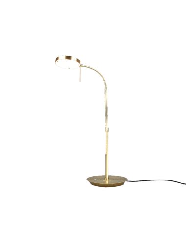 Lampe de table d'étude LED Monza bronze mat