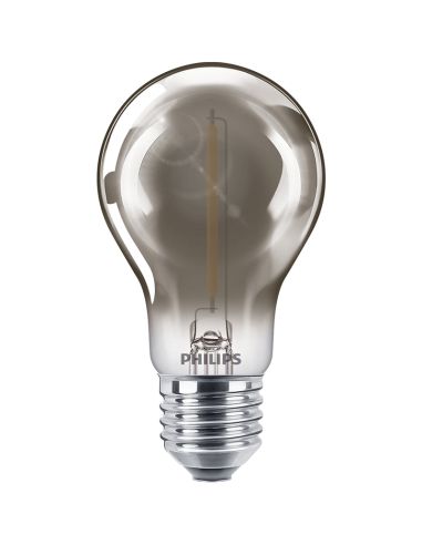 Bombilla LED espejo A60 Smoky E27 2.3W - 11W 1.800K 8718699759636 Philips | LeonLeds