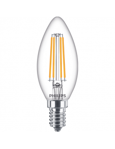 LAMPE LED E14 2W TRANSPARENT 2700K BOUGIE FILAMENT 360º C37 –