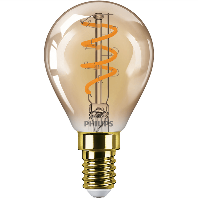 Philips ampoule LED E27 A60 4 W 1 800 K dorée, dim