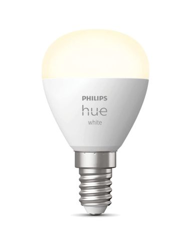 Ampoule LED Sphérique Intelligente Hue 470Lm 5.7w 2700K Compatible avec Alexa Google Home Philips | leonleds