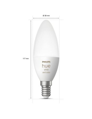 Philips Hue White and color ambiance, ampoule LED connectée sphérique  compatible Bluetooth, E14, fonctionne avec Alexa, Google Assistant et Apple  Homekit : : Cuisine et Maison